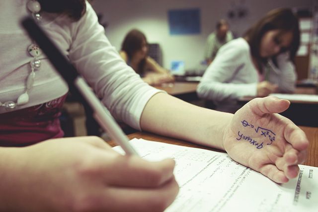 The online modus operandi seems to have facilitated and amplified student cheating, but the problem has always existed. (Getty Images)