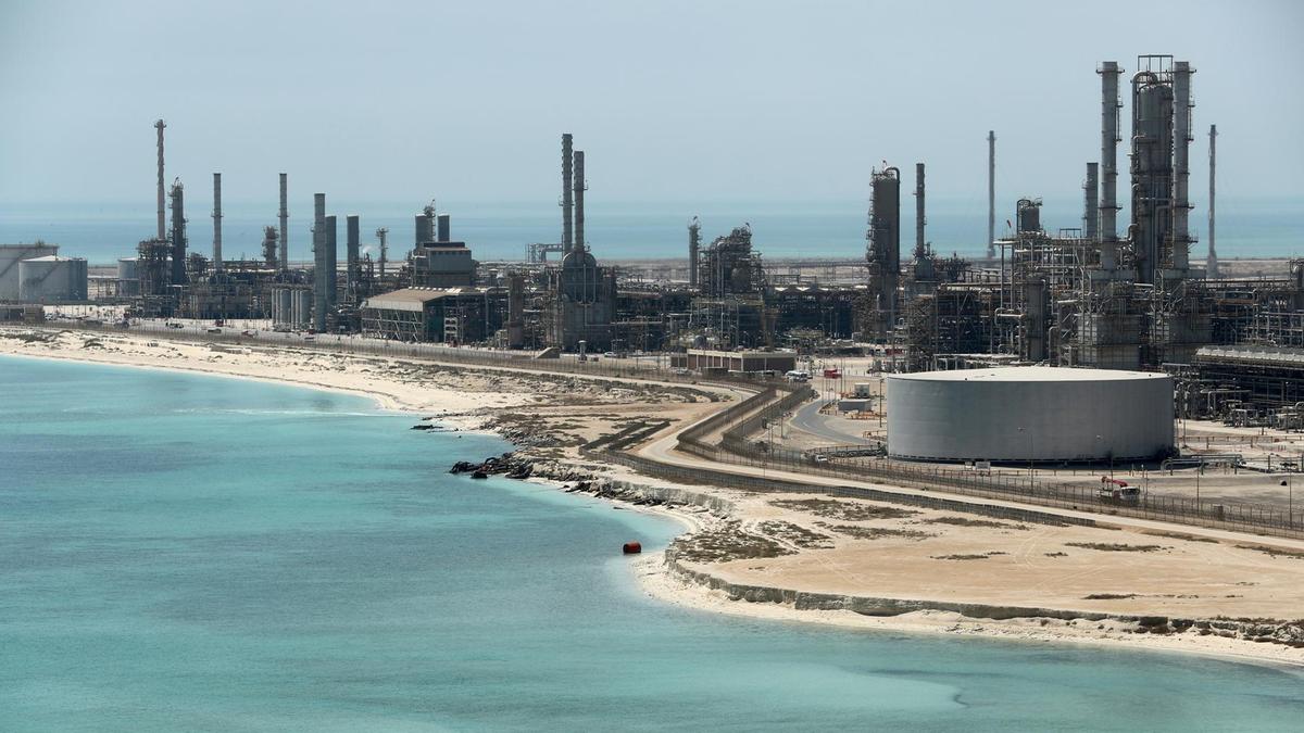Saudi Aramco’s Ras Tanura oil terminal. (Reuters)