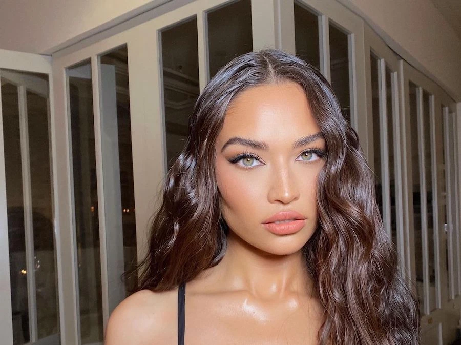 The part-Saudi model jetted off to Dubai this week. Instagram