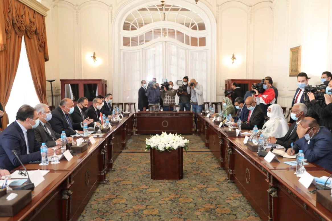 The remarks were announced as part of a joint statement released following a meeting between Egyptian Foreign Minister Sameh Shoukry and his Sudanese counterpart Dr. Maryam Al-Sadiq Al-Mahdi. (@MFAEgypt)