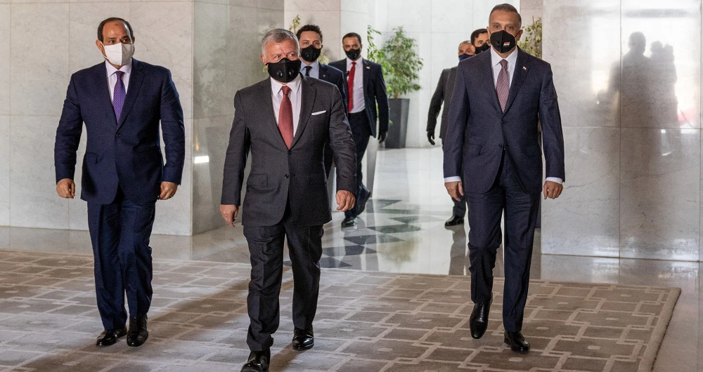 The leaders of the three countries met in last August. (AFP/File)