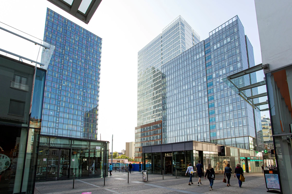 Altaïs Towers is located in the Parisian suburb of Montreuil and comprises two towers with 28 storeys and 16 storeys respectively. (Supplied)