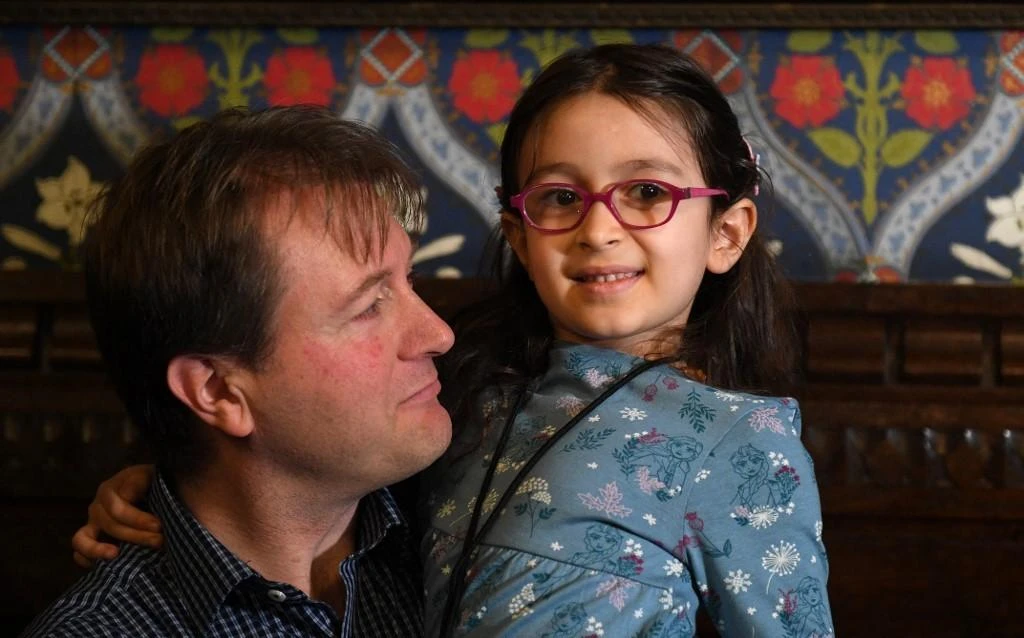 The five-year imprisonment of Nazanin Zaghari-Ratcliffe in Iran is a “blot on British diplomacy,” her husband said. (File/AFP)