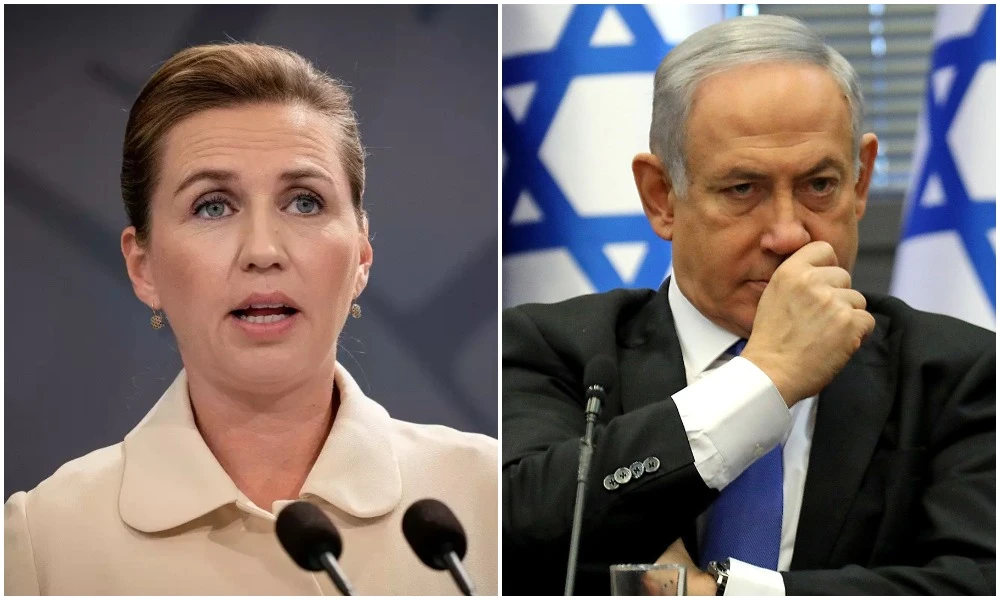Danish Prime Minister Mette Frederiksen is under pressure to stop working with Israel on acquiring coronavirus (COVID-19) vaccines. (AFP/File Photos)