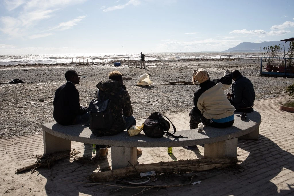 The number of migrants who reached Italy in February was 3,896, including 398 minors. (AFP file photo)