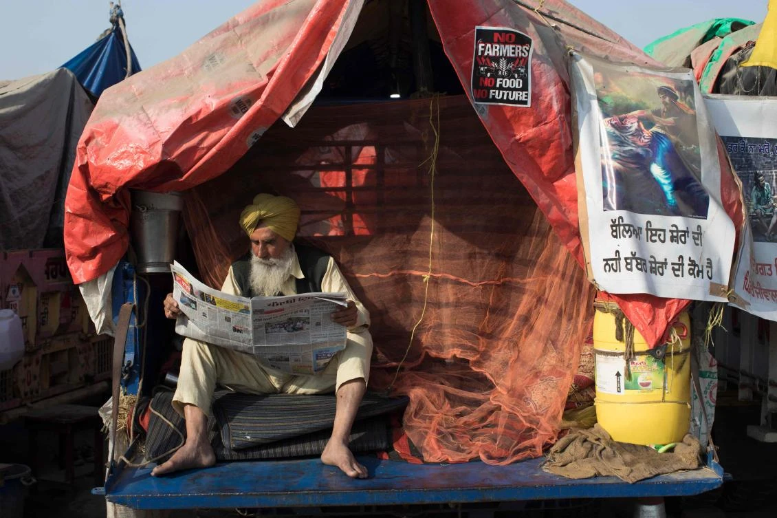 Several rounds of talks between the Indian government and farm leaders have failed and the movement has gained widespread support. (AFP)