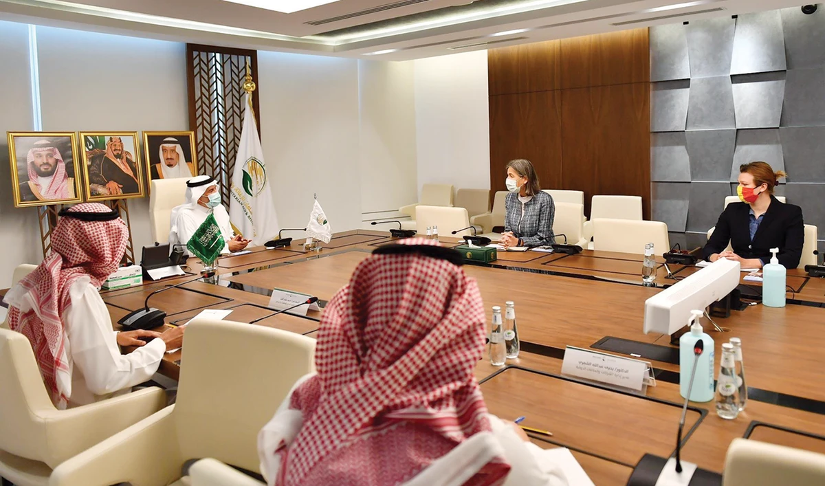 KSrelief chief meets Belgium enovy