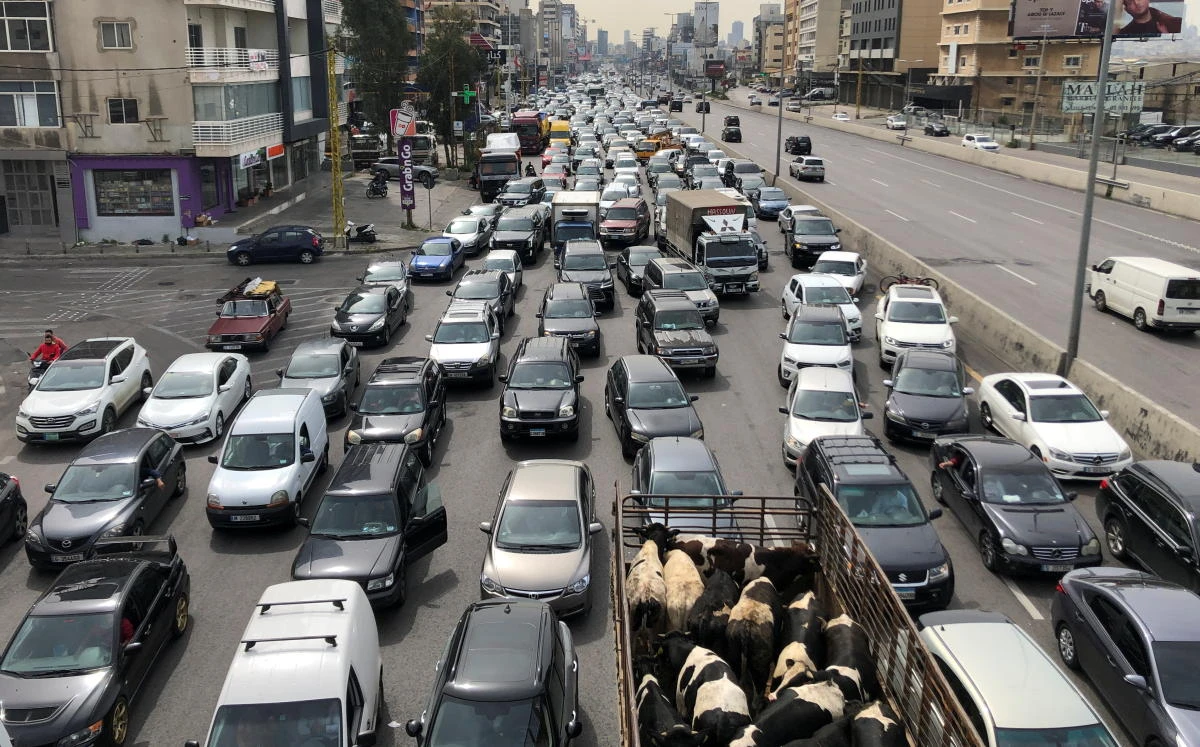 Lebanon protesters block roads over worsening poverty