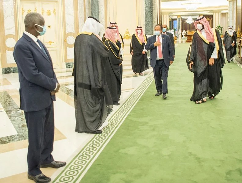 Saudi Arabia’s crown prince, Sudan PM hold talks in Riyadh