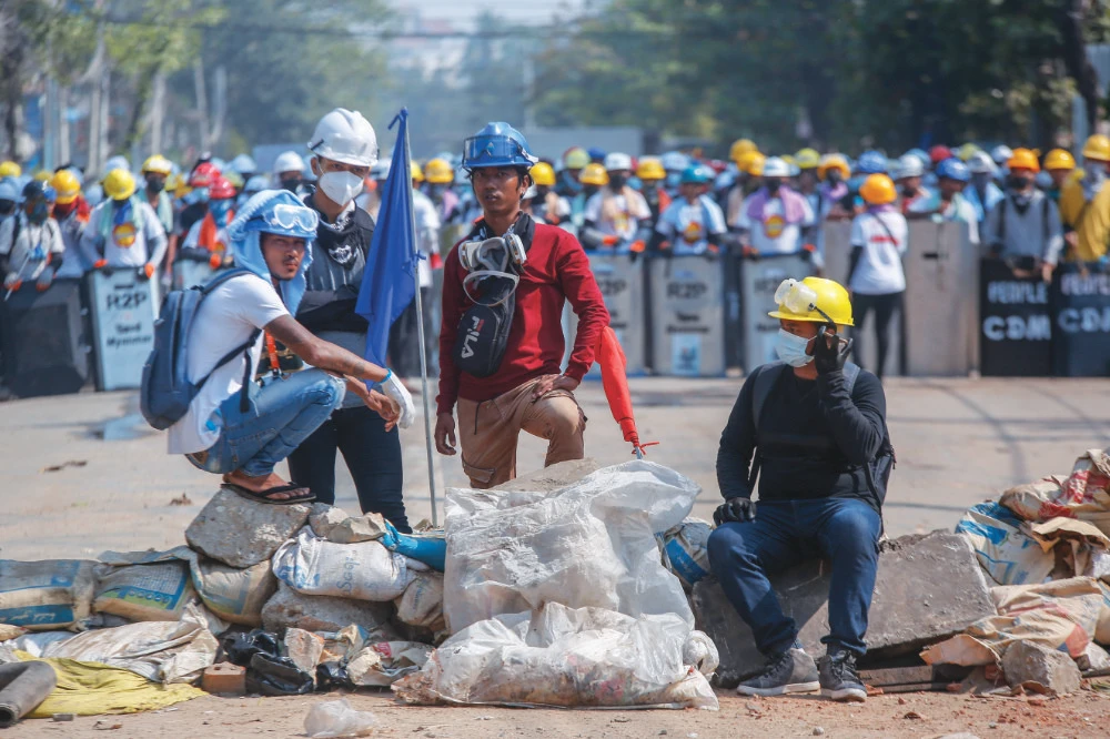 Thousands of government workers have been participating in a civil disobedience movement aimed at choking state institutions and paralysing the economy. (AP)