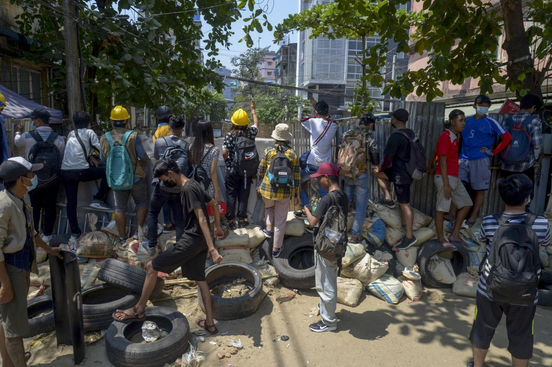 Britain advises its nationals to leave coup-hit Myanmar