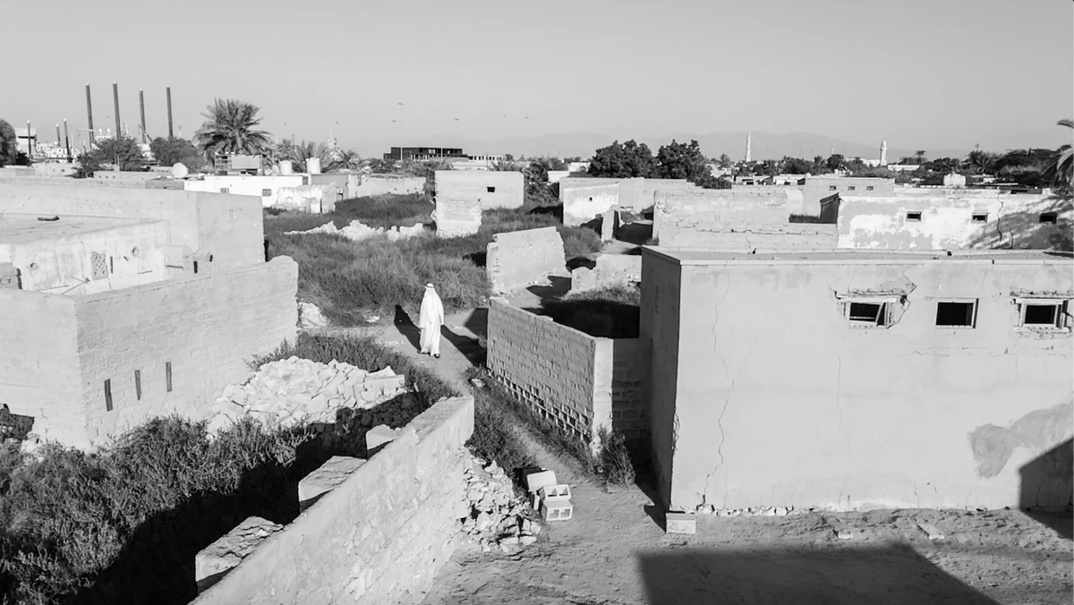 The abandoned town of Al-Jazirah Al-Hamra in the UAE is the subject of five short films. (Supplied)