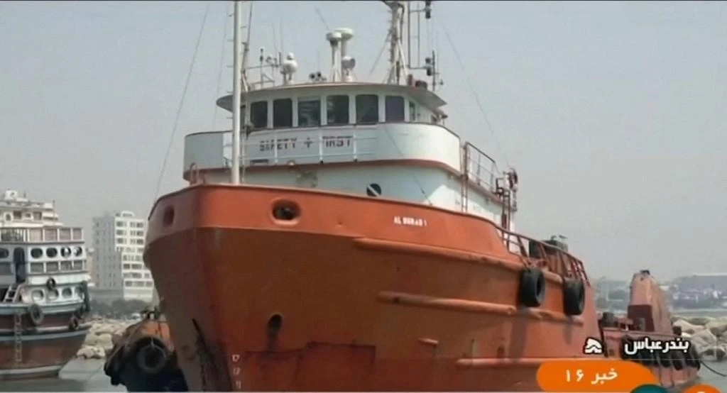 Above, a detained boat of a fuel-smuggling ring in Iran’s southern province of Hormozgan. (AFP file photo)