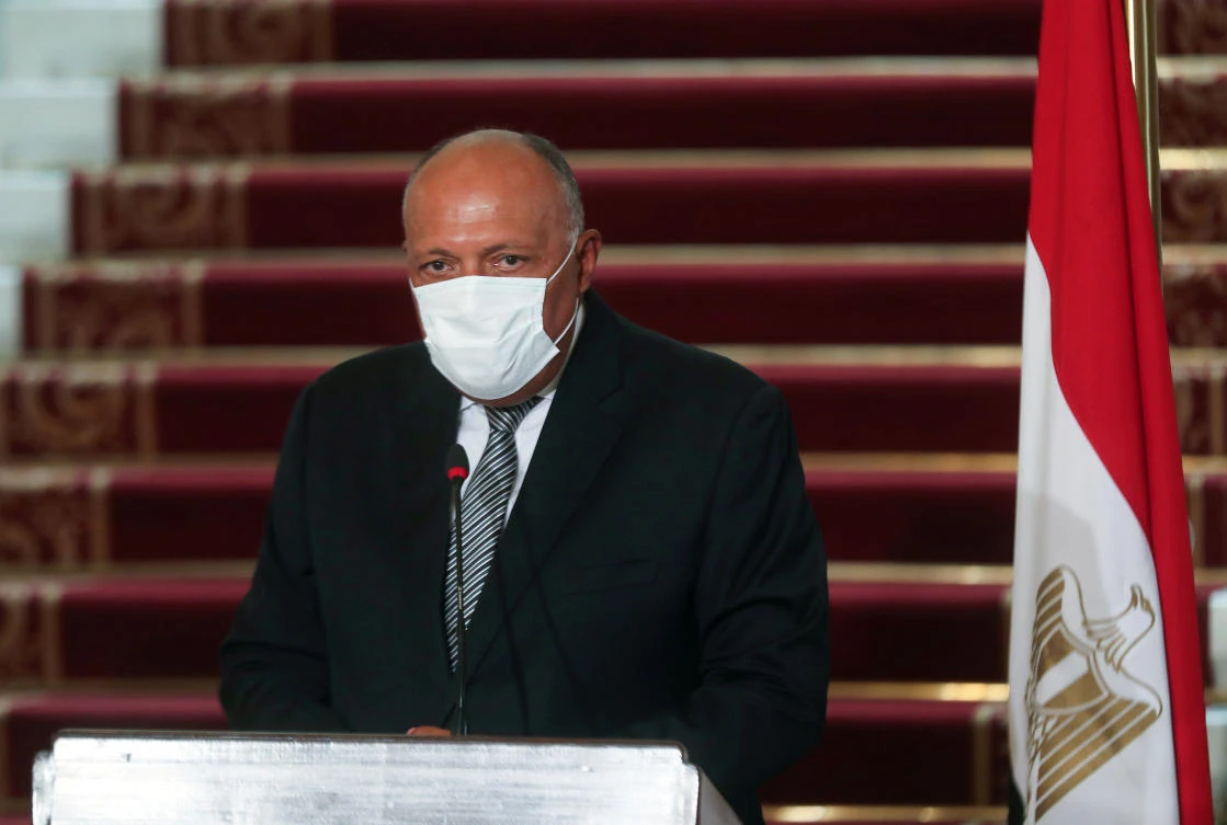 Egyptian Foreign Minister Sameh Shoukry attends a news conference in Cairo, Egypt. (File/Reuters)