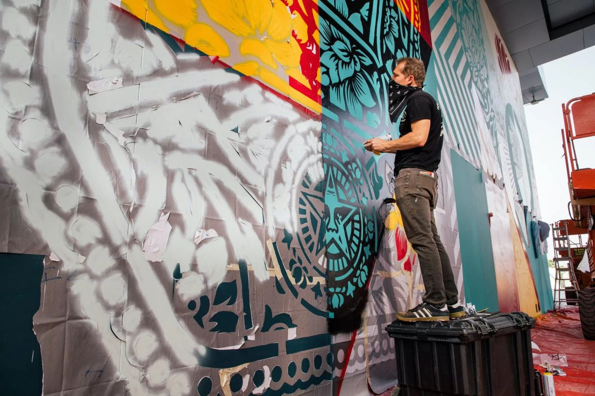 This will be Shepard Fairey’s first showcase in the Middle East. (Supplied)