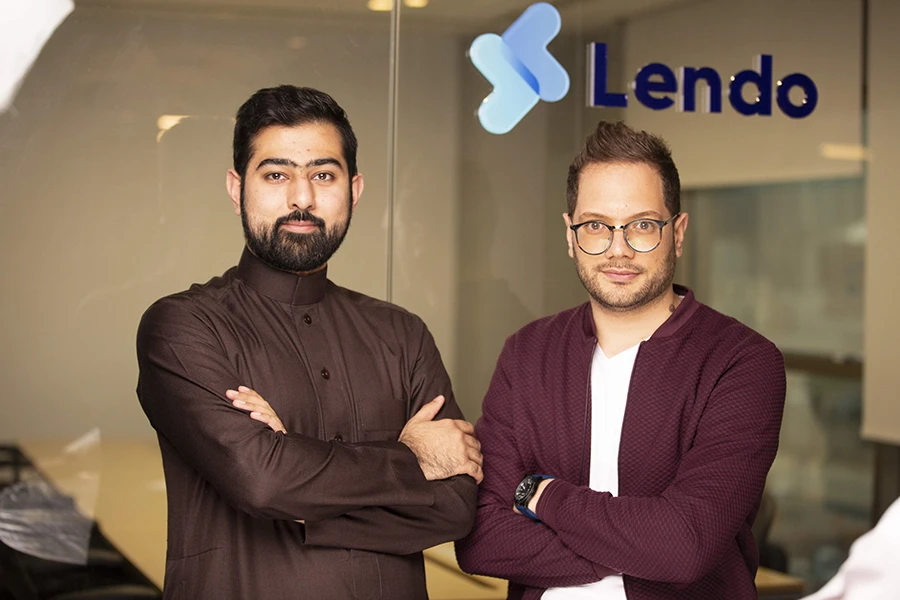Launched just a year ago by Osama AlRaee and Mohamed Jawabri, Lendo offers instant invoice financing to the small and medium enterprises (SMEs) through its Shariah-complaint lending marketplace. (Supplied)