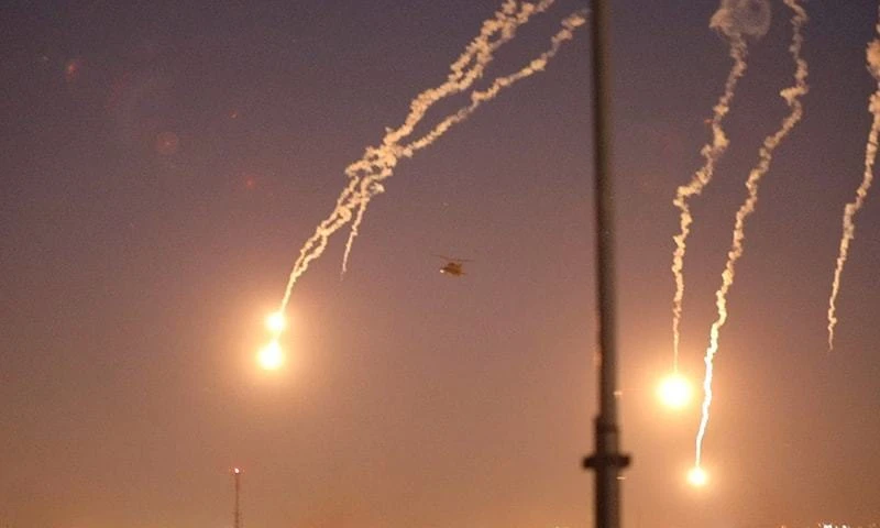 Several rockets hit the Balad air base north of the capital Baghdad. (File/Reuters)