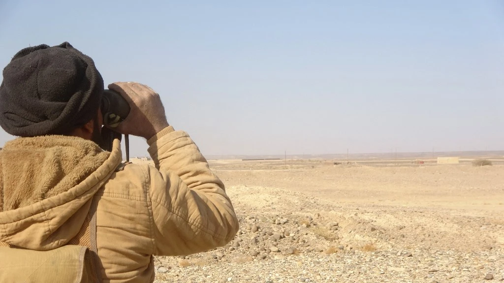 The Iran-backed Houthis have intensified missile and drone attacks on Saudi Arabia and Yemen. Above, Yemen government troops repel a Houthi offensive in Marib on Feb. 14, 2021. (AFP)