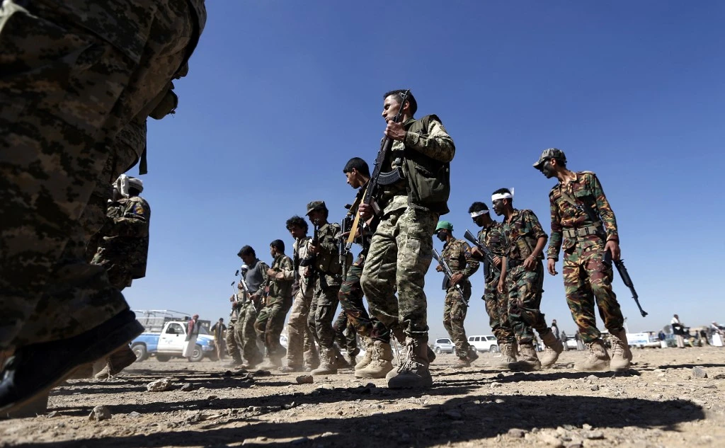 The international community has condemned Houthi attacks in Saudi Arabia and their offensive in Yemen’s Marib province. (AFP file photo)