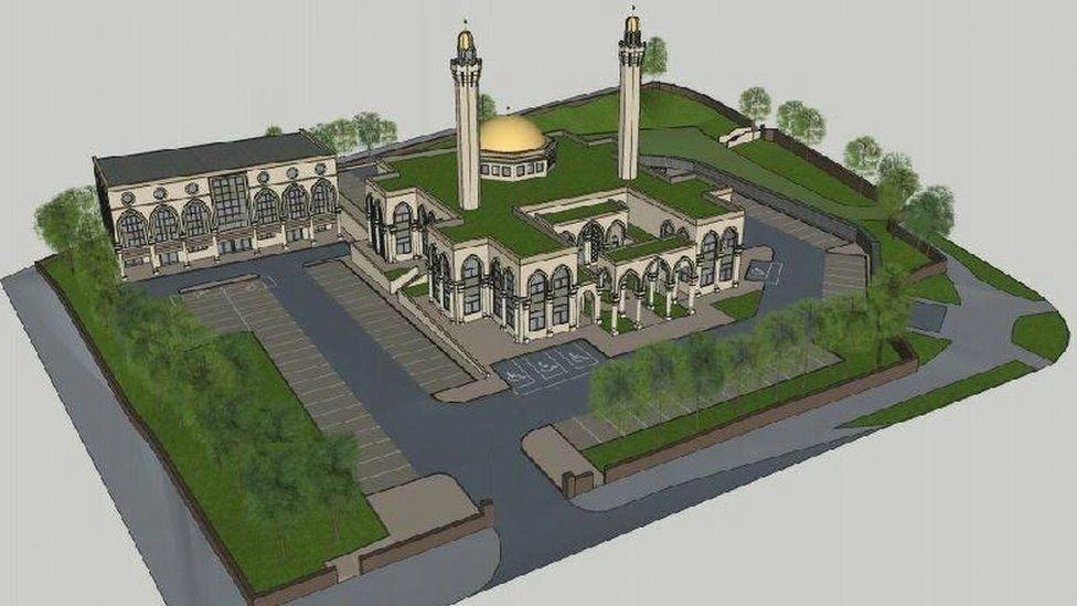 Plans by the Issa brothers to build a “landmark” mosque in Blackburn, north west England have been approved. (Monte Blackburn Ltd /Issa Foundation)