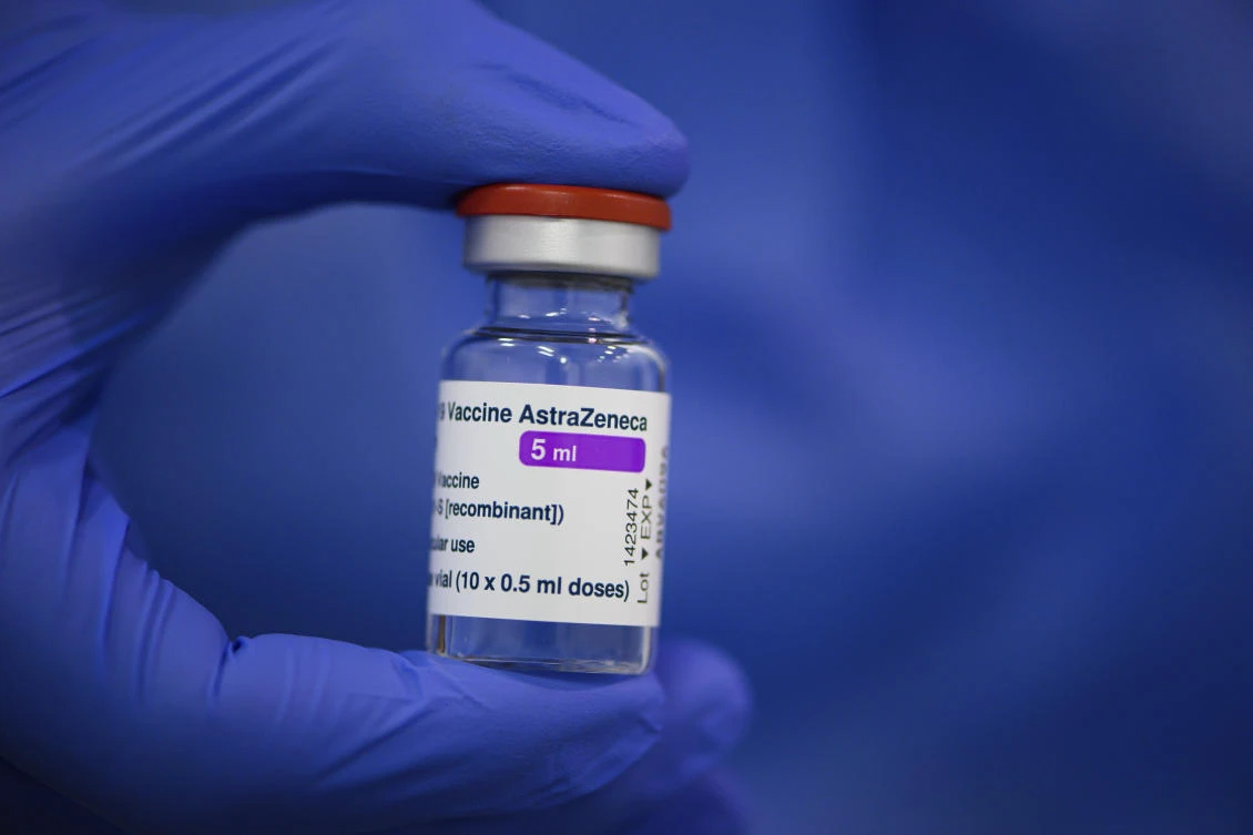 Concerns have been raised over blood clots occurring in people after receiving the AstraZeneca vaccine, although health experts say the risk is low. (dpa via AP)