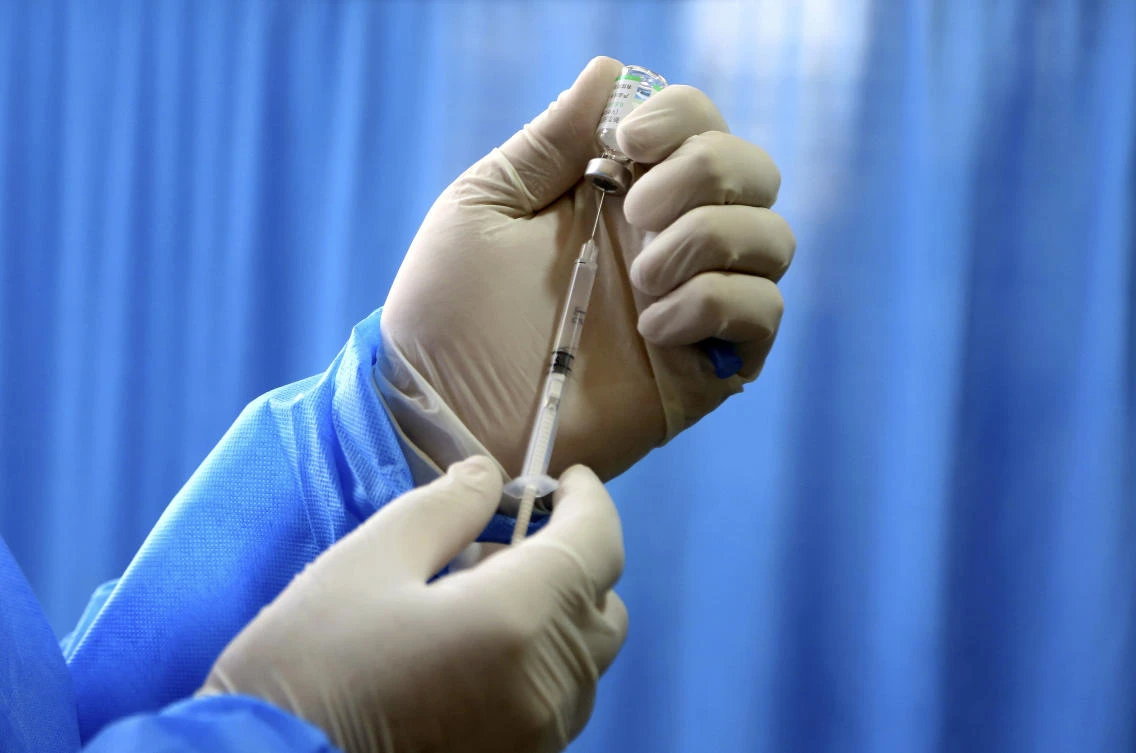 Egypt on Saturday, March 20, received a second shipment of coronavirus vaccine donated by China, officials said, as the country tries to speed up its vaccination campaign. (File/AP)
