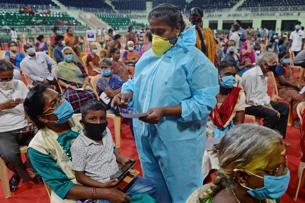 India has so far reported more than 11.5 million cases of coronavirus infection, the world’s third-highest total after the US and Brazil. (AFP)