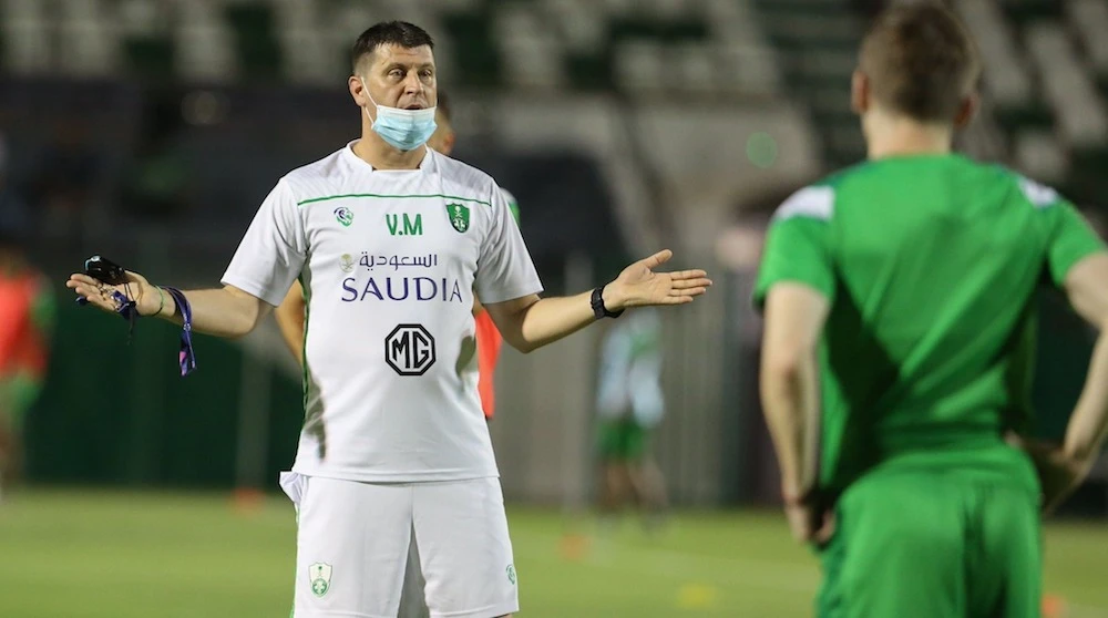 Al-Ahli coach Vladan Milojević is locked in a pay dispute with the Jeddah club. (Twitter Photo)