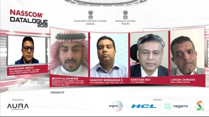 Panelists at the Saudi-India Datalogue