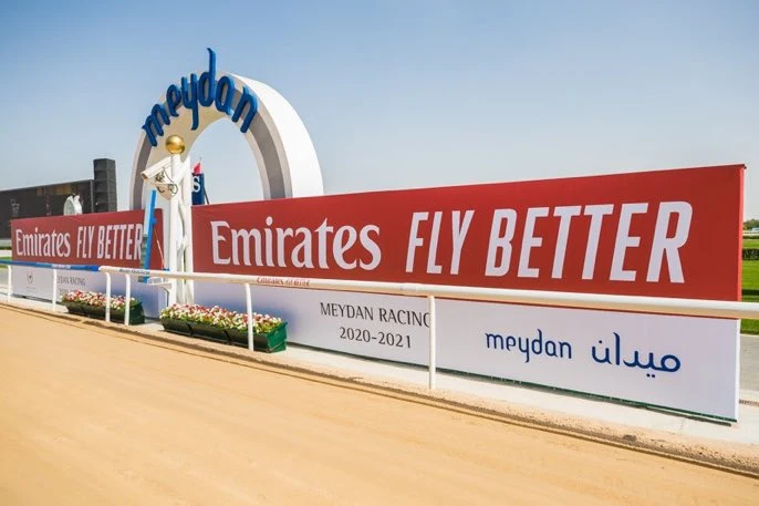 The Dubai World Cup is running for the 25th time on March 27, 2021 with more than 100 horses joining. (Twitter @DubaiWorldCup21)