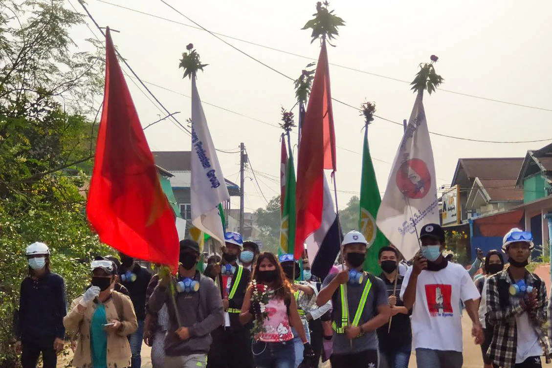 At least 16 protesters were killed by security forces across Myanmar on Saturday. (File/AFP)