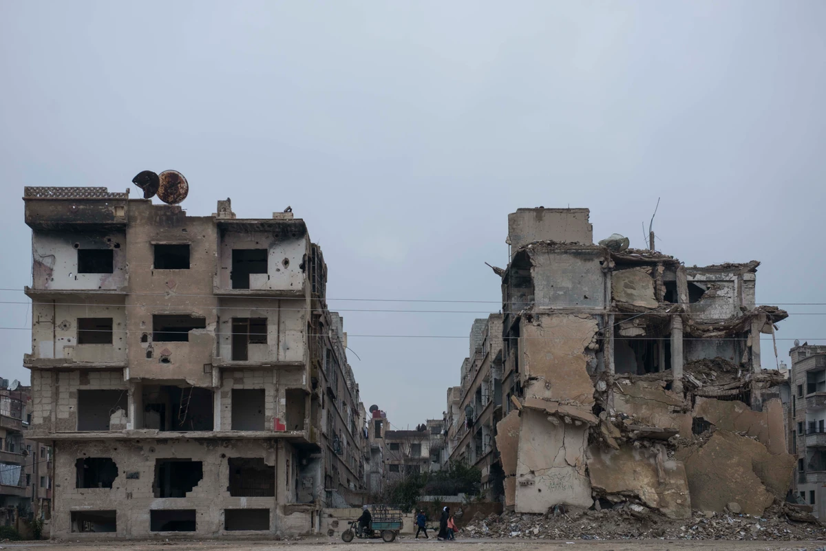 A blast heard in the Syrian capital was the result of an operation to clear stray explosives in an area of the Damascus countryside. (File/Getty Images)