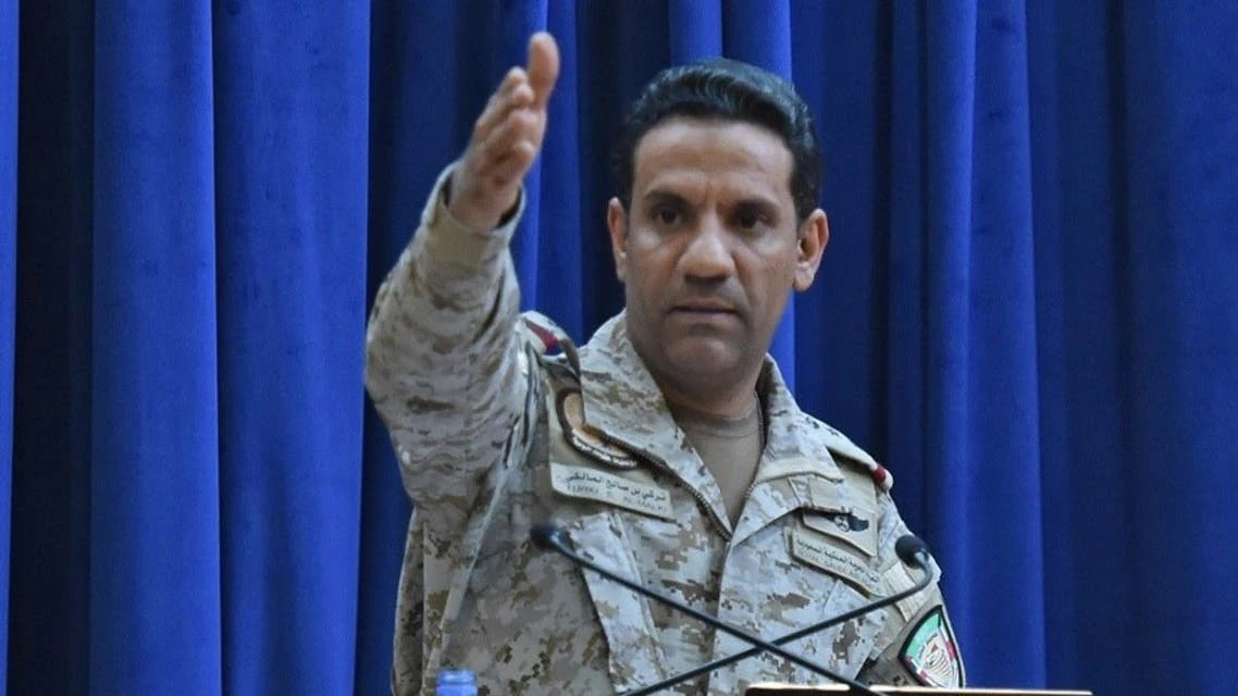 Arab coalition spokesman Brig. Gen. Turki Al-Maliki. (File/AFP)