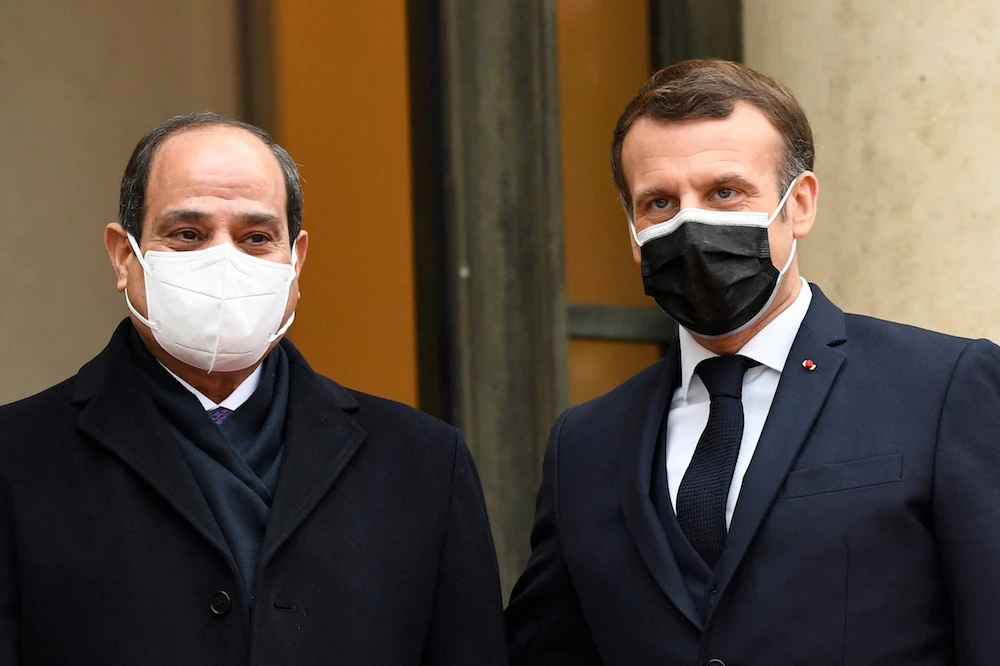 France’s Macron and Egypt’s El-Sisi discuss Libya, GERD