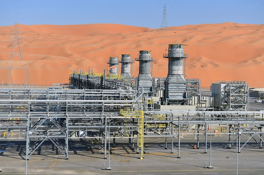 Saudi Aramco owns 65 percent of the capital of Sadara Chemical Company with the remainder held by Dow. (File/AFP)