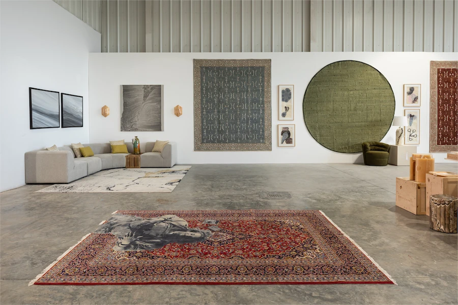 An installation view of ‘Un(Masked)’ exhibition in Alserkal Avenue. Photography by Aasiya Jagadeesh. Supplied