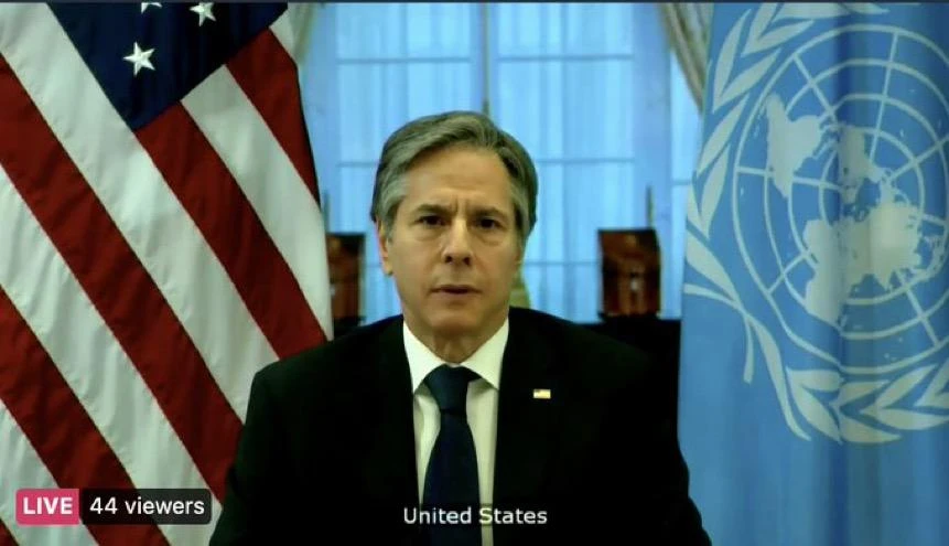 US Secretary of State Antony Blinken told the UN Security Council that world powers should be ashamed by their inaction. (Screengrab)