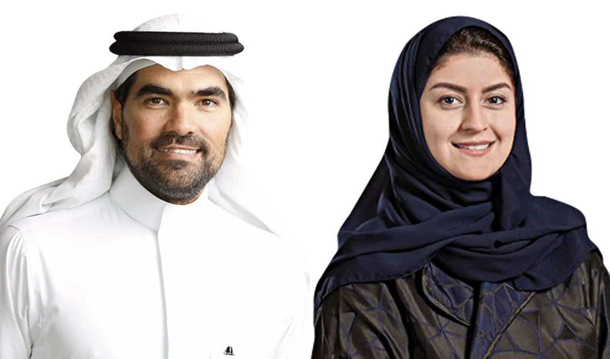 Rami Alturki, president and CEO of Alturki Holding; and Alanoud Al-Semaeil, support services manager.