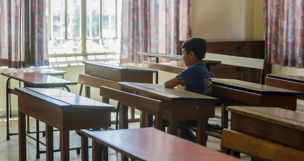 Those lucky enough to get any schooling received "an estimated maximum of 11 weeks of education," with even lower numbers for Syrian children. (AFP)