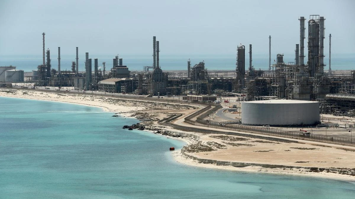 Saudi Aramco’s Ras Tanura oil terminal. (Reuters)