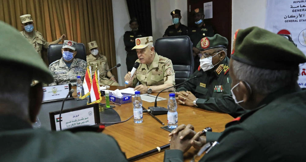In March, the two nations signed a bilateral agreement at a meeting of the Egyptian-Sudanese military committee. (AFP)