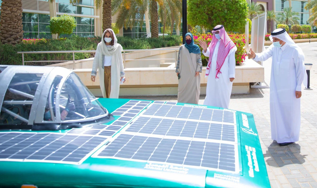 KSA’s Alfaisal University unveils its first solar car