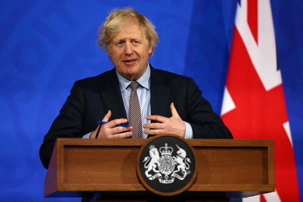 The review was set up by Prime Minister Boris Johnson after he apologized for Islamophobia in the party. (AFP)