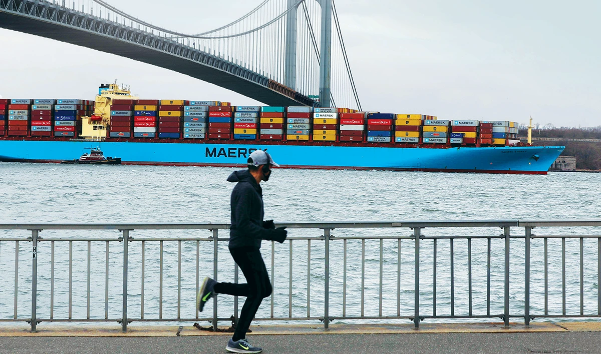 The global shipping network that keeps food, energy and consumer goods circulating — and the economy afloat — is facing its biggest stress test in memory. (AFP)