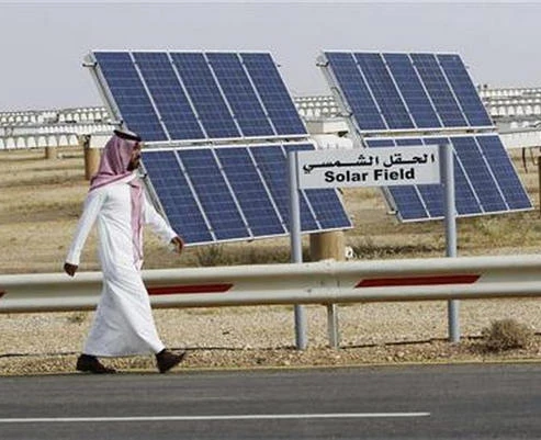 Solar power is becoming an increasingly popular electricity source in the Kingdom. (Reuters)