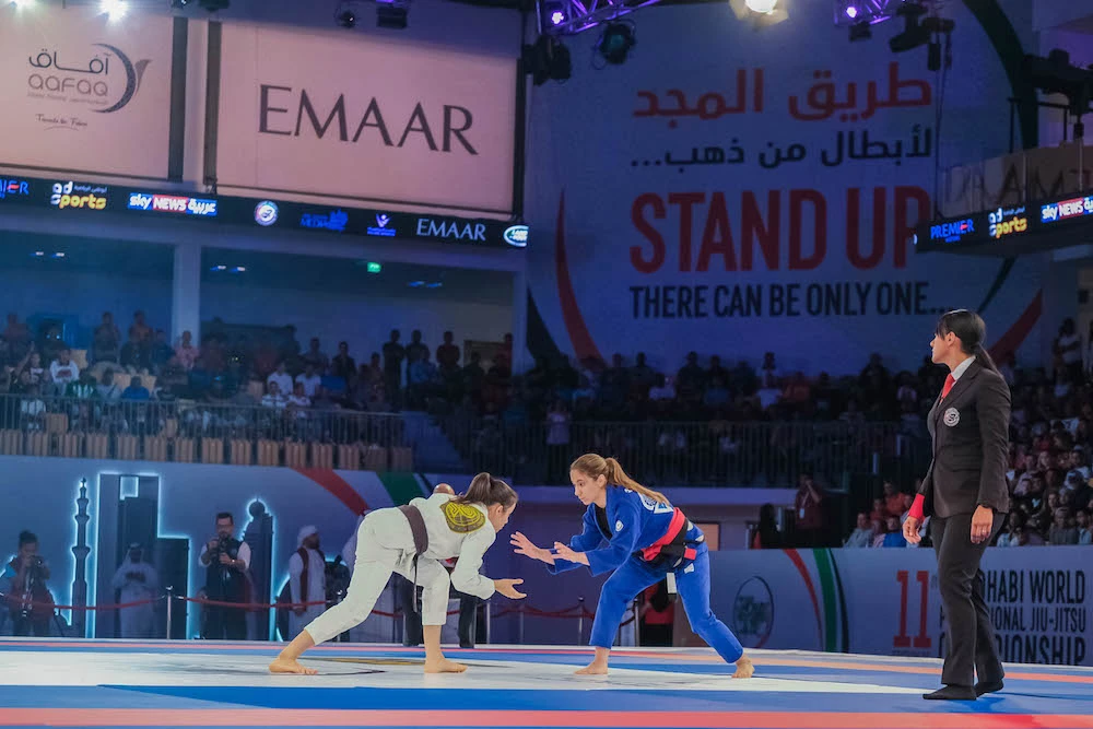 Almost 2,000 athletes are taking part in the the 12th edition of the Abu Dhabi World Professional Jiu-Jitsu Championship. (UAEJJF)