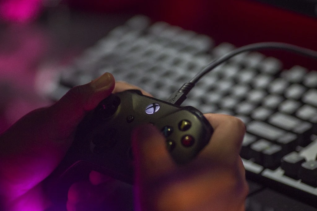 Students would join peers from other countries to form ‘game studios’ and collaborate virtually to create games. (Getty Images/AFP)