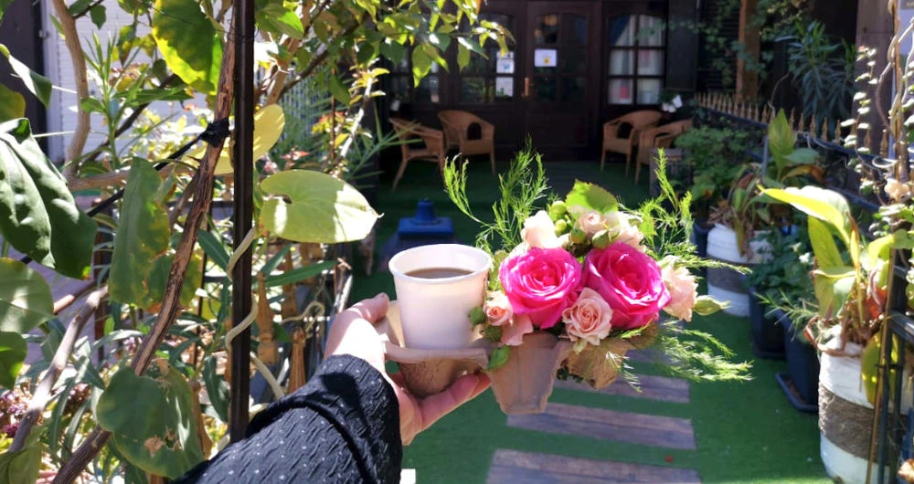 Al-Ghanami said that customers who visited the stylish store would often think it was actually a coffee shop. (Supplied)