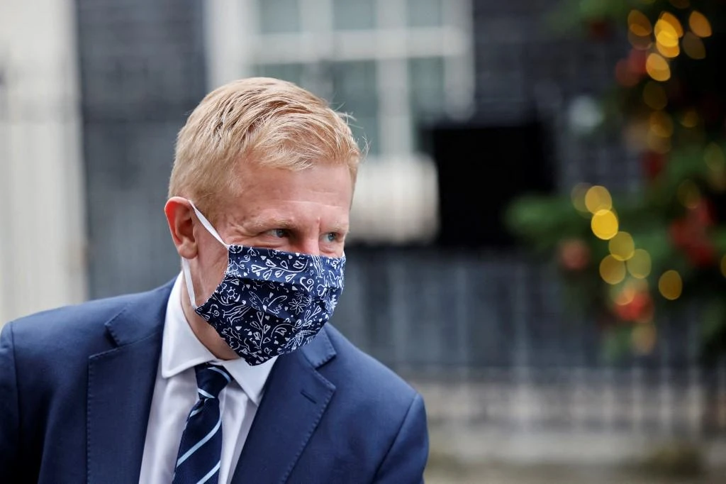 Britain’s Transport Secretary Grant Shapps leaves 10 Downing Street in London on Dec. 16, 2020. (File/AFP)