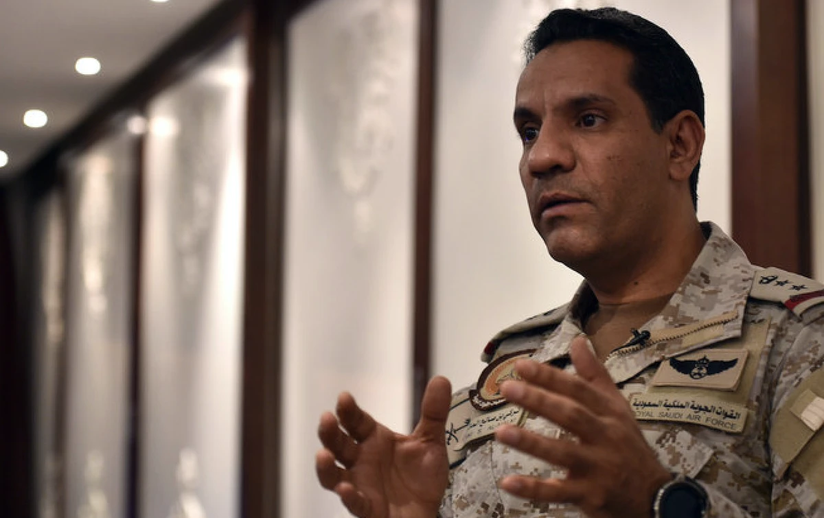 Arab coalition spokesman Brig. Gen. Turki Al-Maliki. (File/AFP)